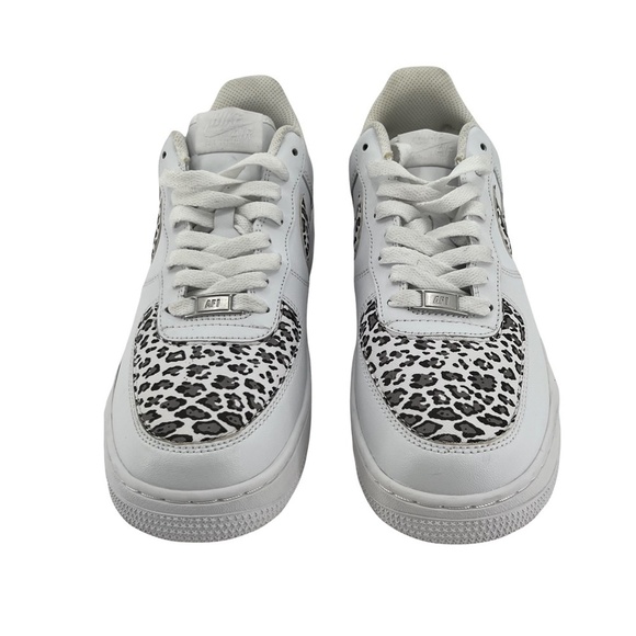 Nike Cheetah Print Air Force 1 Sneakers Size 8.5 Men's - Picture 3 of 8